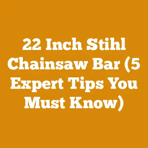 22 Inch Stihl Chainsaw Bar (5 Expert Tips You Must Know)