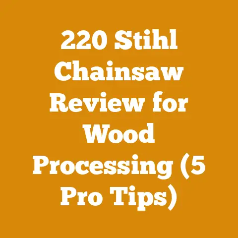 220 Stihl Chainsaw Review for Wood Processing (5 Pro Tips)