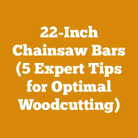 22-Inch Chainsaw Bars (5 Expert Tips for Optimal Woodcutting)