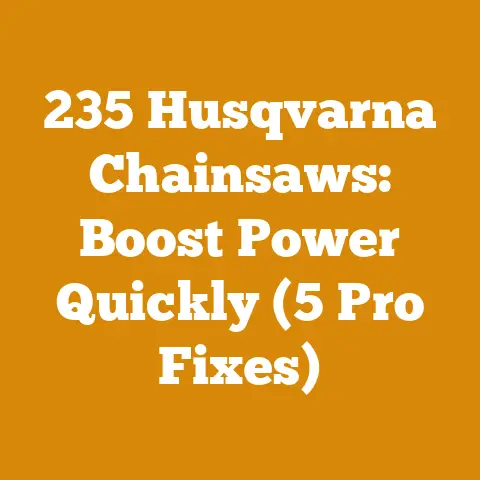 235 Husqvarna Chainsaws: Boost Power Quickly (5 Pro Fixes)