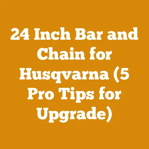 24 Inch Bar and Chain for Husqvarna (5 Pro Tips for Upgrade)