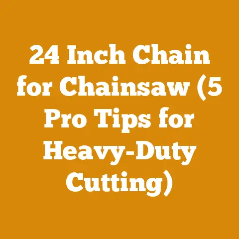 24 Inch Chain for Chainsaw (5 Pro Tips for Heavy-Duty Cutting)