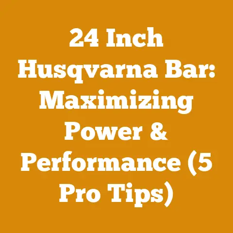 24 Inch Husqvarna Bar: Maximizing Power & Performance (5 Pro Tips)