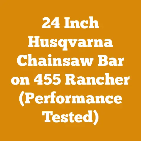 24 Inch Husqvarna Chainsaw Bar on 455 Rancher (Performance Tested)
