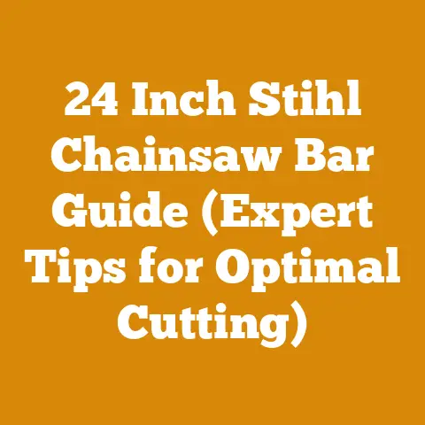 24 Inch Stihl Chainsaw Bar Guide (Expert Tips for Optimal Cutting)
