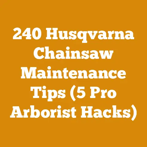 240 Husqvarna Chainsaw Maintenance Tips (5 Pro Arborist Hacks)