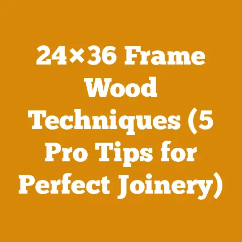 24×36 Frame Wood Techniques (5 Pro Tips for Perfect Joinery)