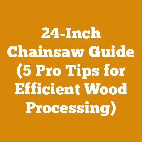 24-Inch Chainsaw Guide (5 Pro Tips for Efficient Wood Processing)