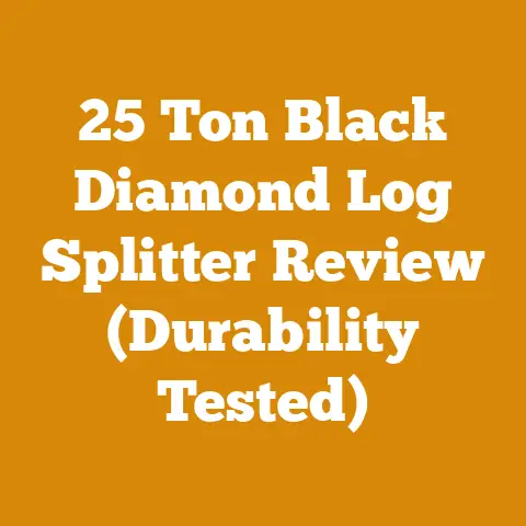 25 Ton Black Diamond Log Splitter Review (Durability Tested)