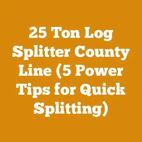25 Ton Log Splitter County Line (5 Power Tips for Quick Splitting)