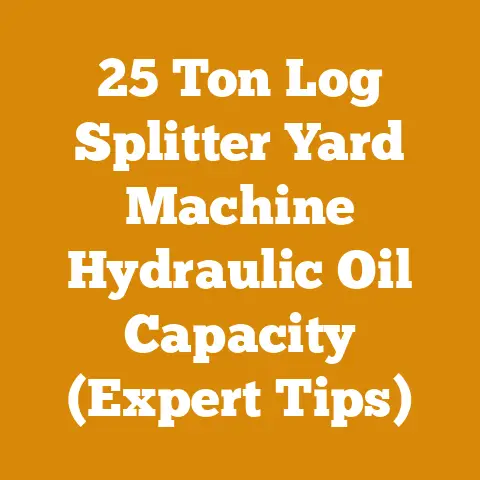 25 Ton Log Splitter Yard Machine Hydraulic Oil Capacity (Expert Tips)