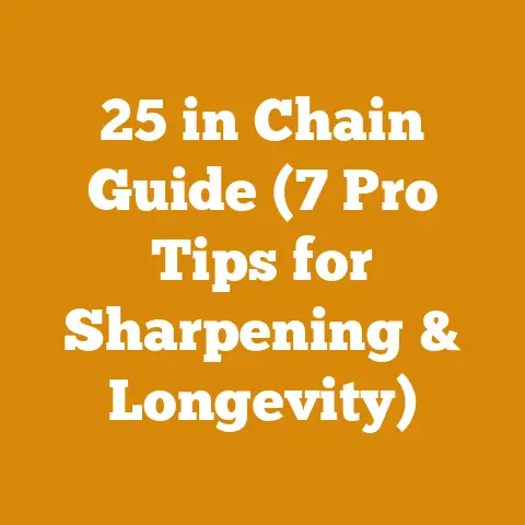 25 in Chain Guide (7 Pro Tips for Sharpening & Longevity)
