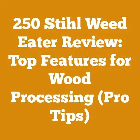250 Stihl Weed Eater Review: Top Features for Wood Processing (Pro Tips)