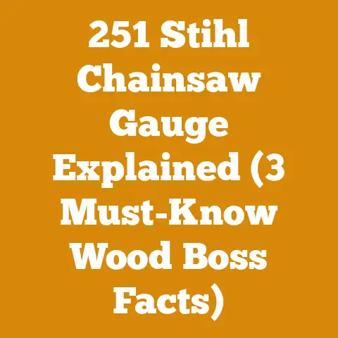 251 Stihl Chainsaw Gauge Explained (3 Must-Know Wood Boss Facts)