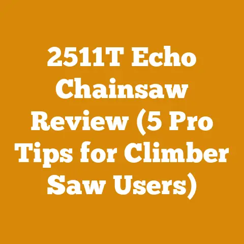 2511T Echo Chainsaw Review (5 Pro Tips for Climber Saw Users)