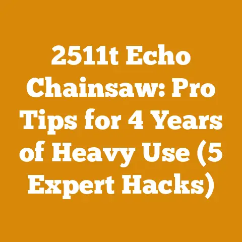 2511t Echo Chainsaw: Pro Tips for 4 Years of Heavy Use (5 Expert Hacks)