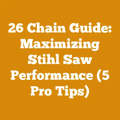 26 Chain Guide: Maximizing Stihl Saw Performance (5 Pro Tips)