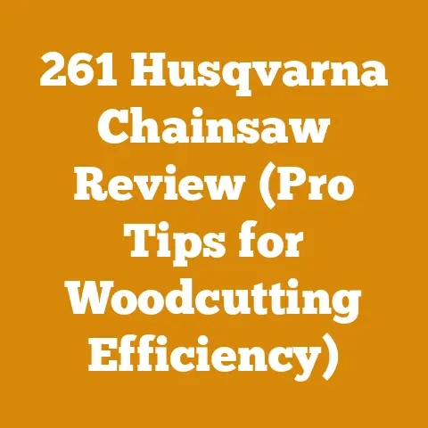 261 Husqvarna Chainsaw Review (Pro Tips for Woodcutting Efficiency)