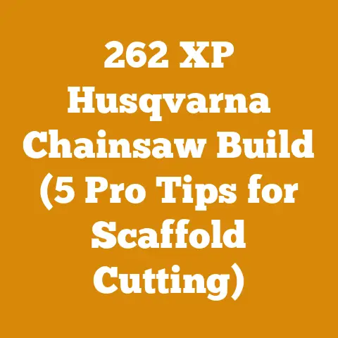 262 XP Husqvarna Chainsaw Build (5 Pro Tips for Scaffold Cutting)