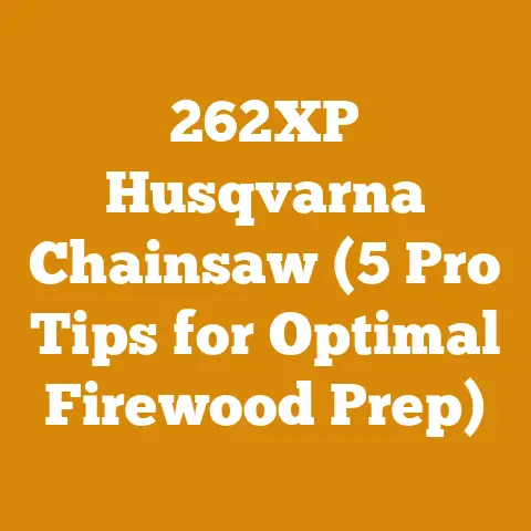 262XP Husqvarna Chainsaw (5 Pro Tips for Optimal Firewood Prep)