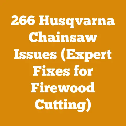 266 Husqvarna Chainsaw Issues (Expert Fixes for Firewood Cutting)