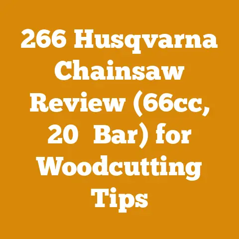 266 Husqvarna Chainsaw Review (66cc, 20″ Bar) for Woodcutting Tips