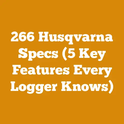 266 Husqvarna Specs (5 Key Features Every Logger Knows)