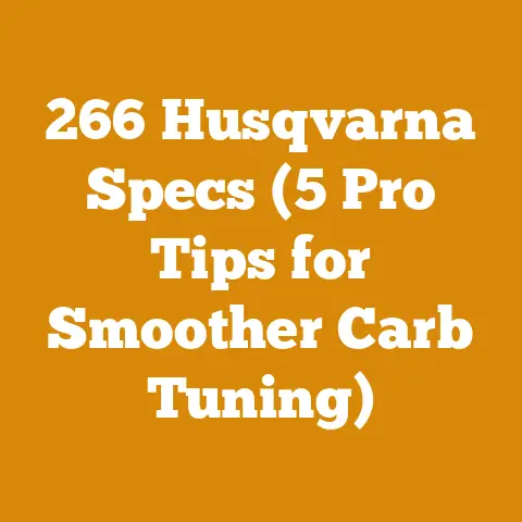 266 Husqvarna Specs (5 Pro Tips for Smoother Carb Tuning)