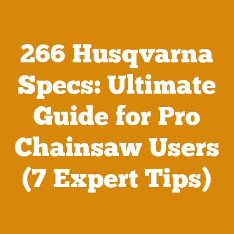 266 Husqvarna Specs: Ultimate Guide for Pro Chainsaw Users (7 Expert Tips)