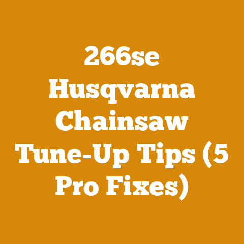 266se Husqvarna Chainsaw Tune-Up Tips (5 Pro Fixes)