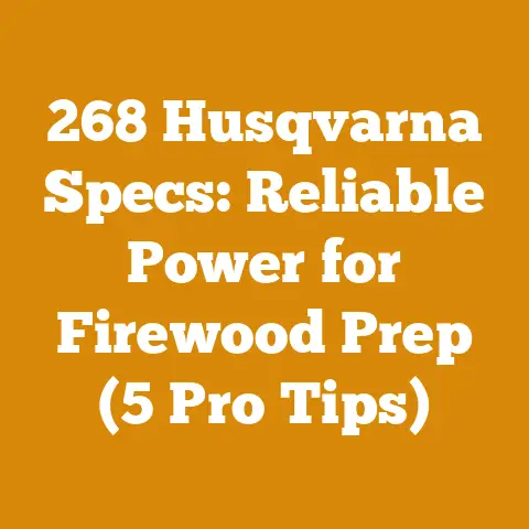 268 Husqvarna Specs: Reliable Power for Firewood Prep (5 Pro Tips)