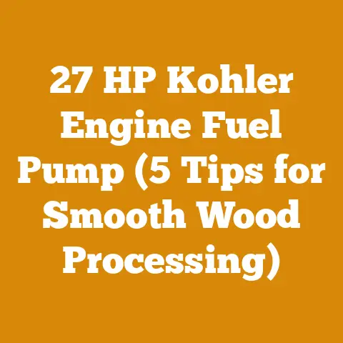 27 HP Kohler Engine Fuel Pump (5 Tips for Smooth Wood Processing)