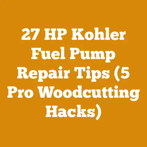 27 HP Kohler Fuel Pump Repair Tips (5 Pro Woodcutting Hacks)
