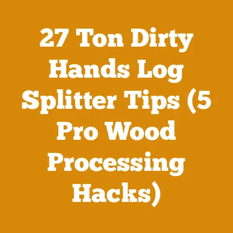 27 Ton Dirty Hands Log Splitter Tips (5 Pro Wood Processing Hacks)