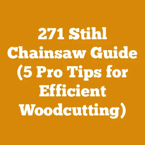 271 Stihl Chainsaw Guide (5 Pro Tips for Efficient Woodcutting)
