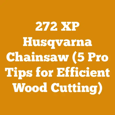 272 XP Husqvarna Chainsaw (5 Pro Tips for Efficient Wood Cutting)