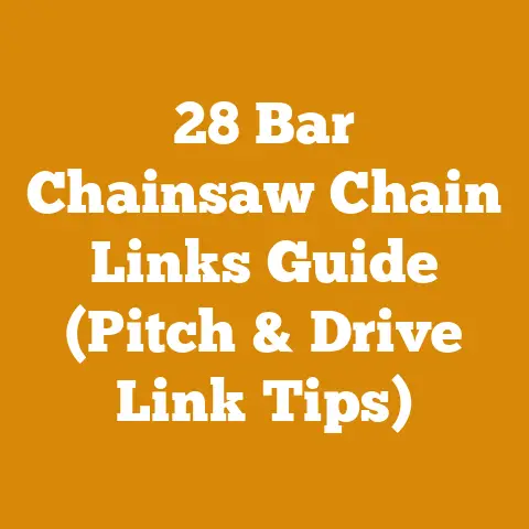 28 Bar Chainsaw Chain Links Guide (Pitch & Drive Link Tips)