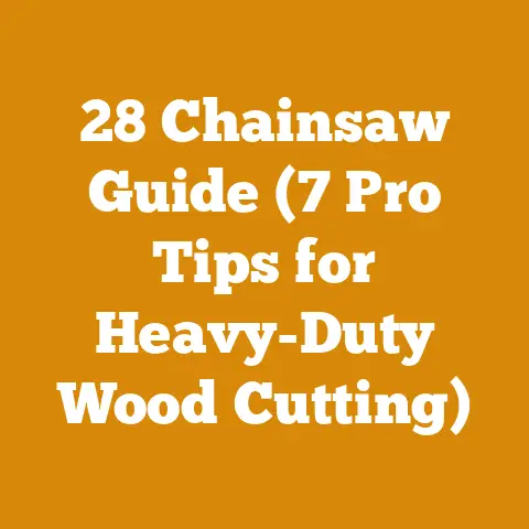 28 Chainsaw Guide (7 Pro Tips for Heavy-Duty Wood Cutting)