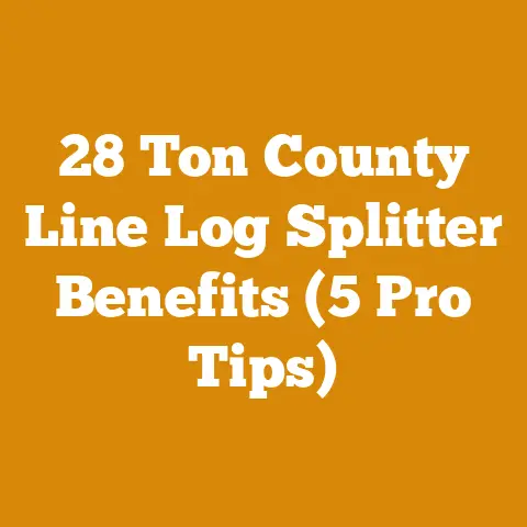28 Ton County Line Log Splitter Benefits (5 Pro Tips)