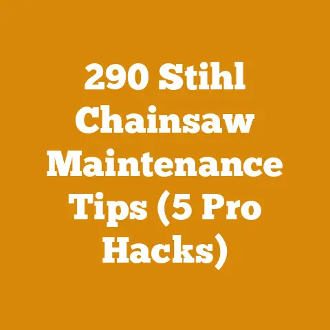 290 Stihl Chainsaw Maintenance Tips (5 Pro Hacks)