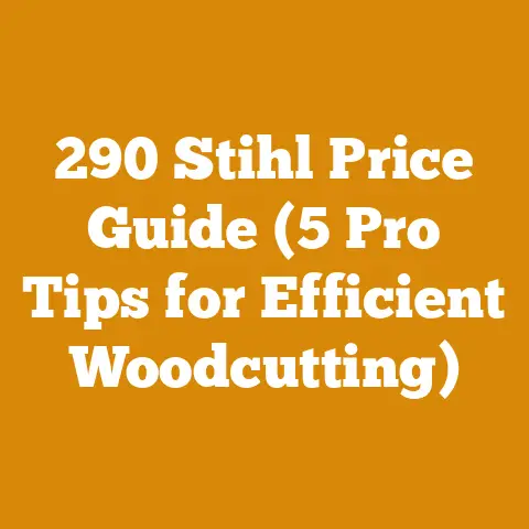 290 Stihl Price Guide (5 Pro Tips for Efficient Woodcutting)