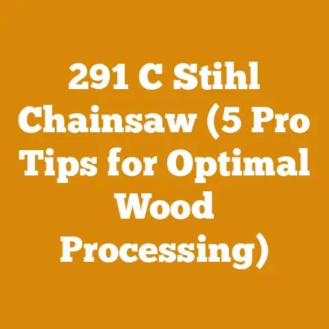 291 C Stihl Chainsaw (5 Pro Tips for Optimal Wood Processing)