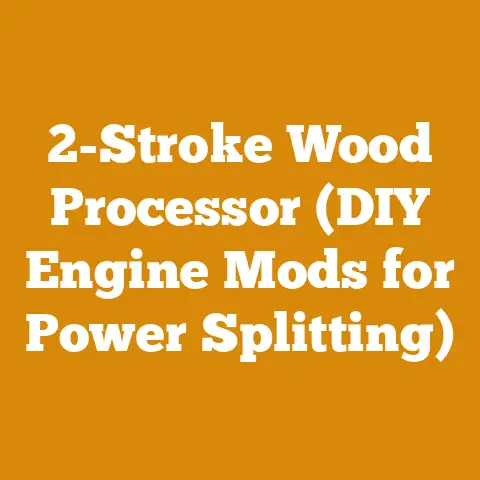 2-Stroke Wood Processor (DIY Engine Mods for Power Splitting)