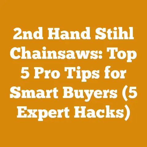 2nd Hand Stihl Chainsaws: Top 5 Pro Tips for Smart Buyers (5 Expert Hacks)