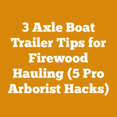 3 Axle Boat Trailer Tips for Firewood Hauling (5 Pro Arborist Hacks)