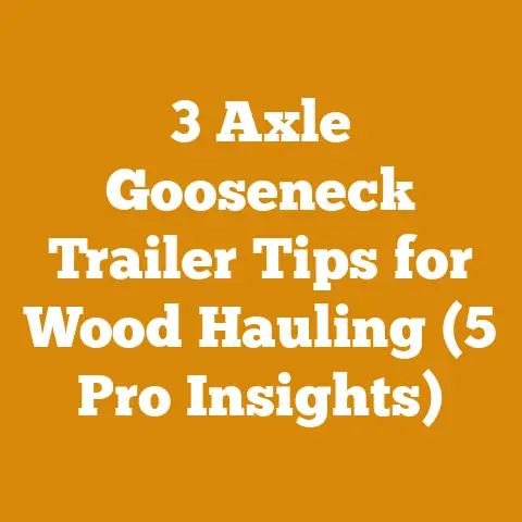 3 Axle Gooseneck Trailer Tips for Wood Hauling (5 Pro Insights)