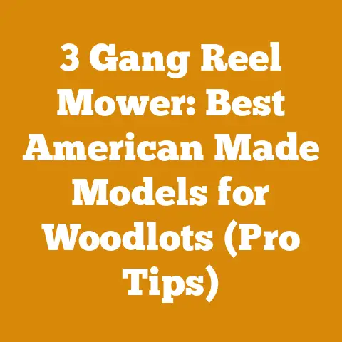 3 Gang Reel Mower: Best American Made Models for Woodlots (Pro Tips)