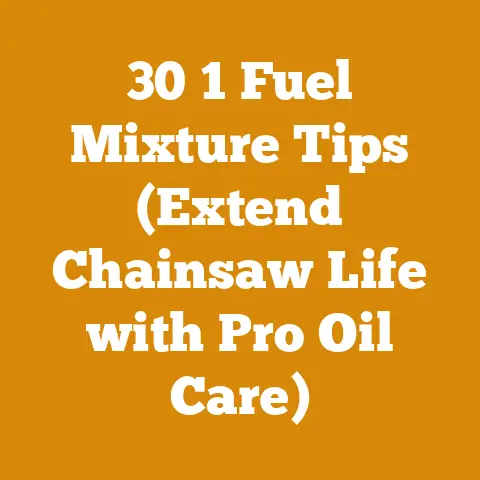 30 1 Fuel Mixture Tips (Extend Chainsaw Life with Pro Oil Care)