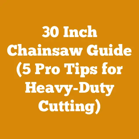 30 Inch Chainsaw Guide (5 Pro Tips for Heavy-Duty Cutting)
