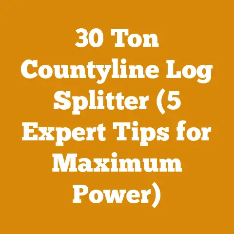 30 Ton Countyline Log Splitter (5 Expert Tips for Maximum Power)